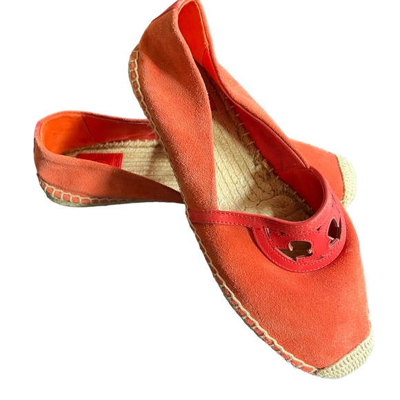 Tory Burch Womens Sidney Leather Slip On Espadrilles - Picture 4 of 5